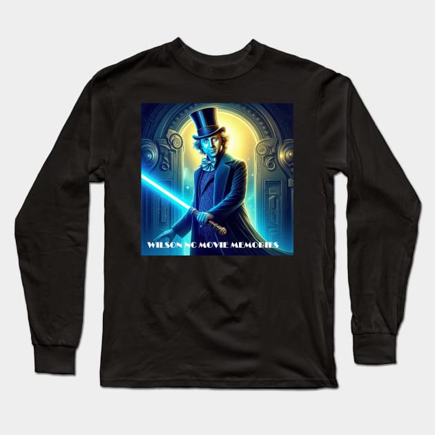 Darth Wonka Long Sleeve T-Shirt by greenporker